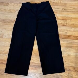 Eileen Fisher Black Elastic Waist Pants, Sz M